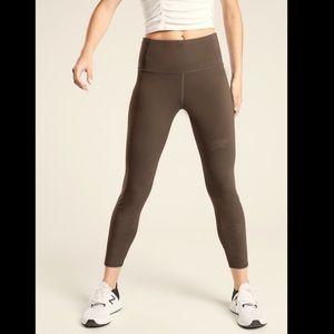 Athleta Gray Persistence Laser Cut 7/8 Tight Size S